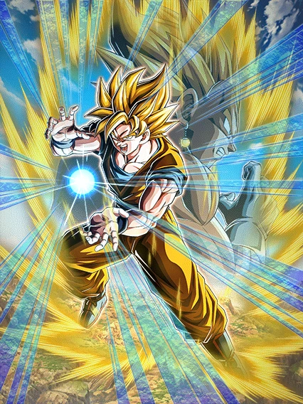 Super Saiyan Goku + Super Saiyan Vegeta (Angel) artwork