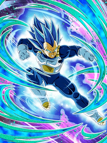 Super Saiyan God SS Evolved Vegeta artwork