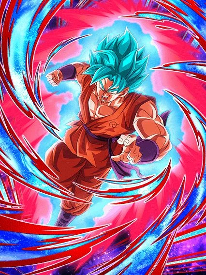 Super Saiyan God SS Goku (Kaioken) artwork