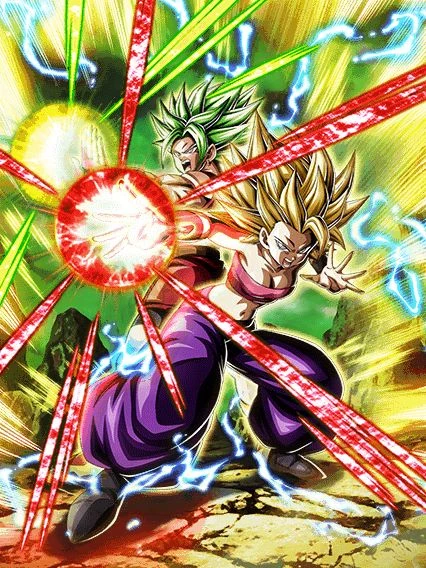 Super Saiyan 2 Caulifla + Super Saiyan 2 Kale artwork