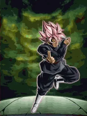 Goku Black (Super Saiyan Rosé) + Zamasu artwork