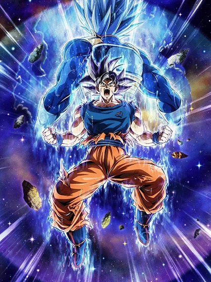 Goku (Ultra Instinct -Sign-) +
Super Saiyan God SS Evolved Vegeta artwork