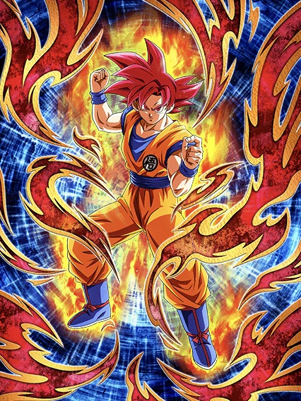 Super Saiyan God Goku artwork